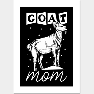 Goat lover - Goat Mom Posters and Art